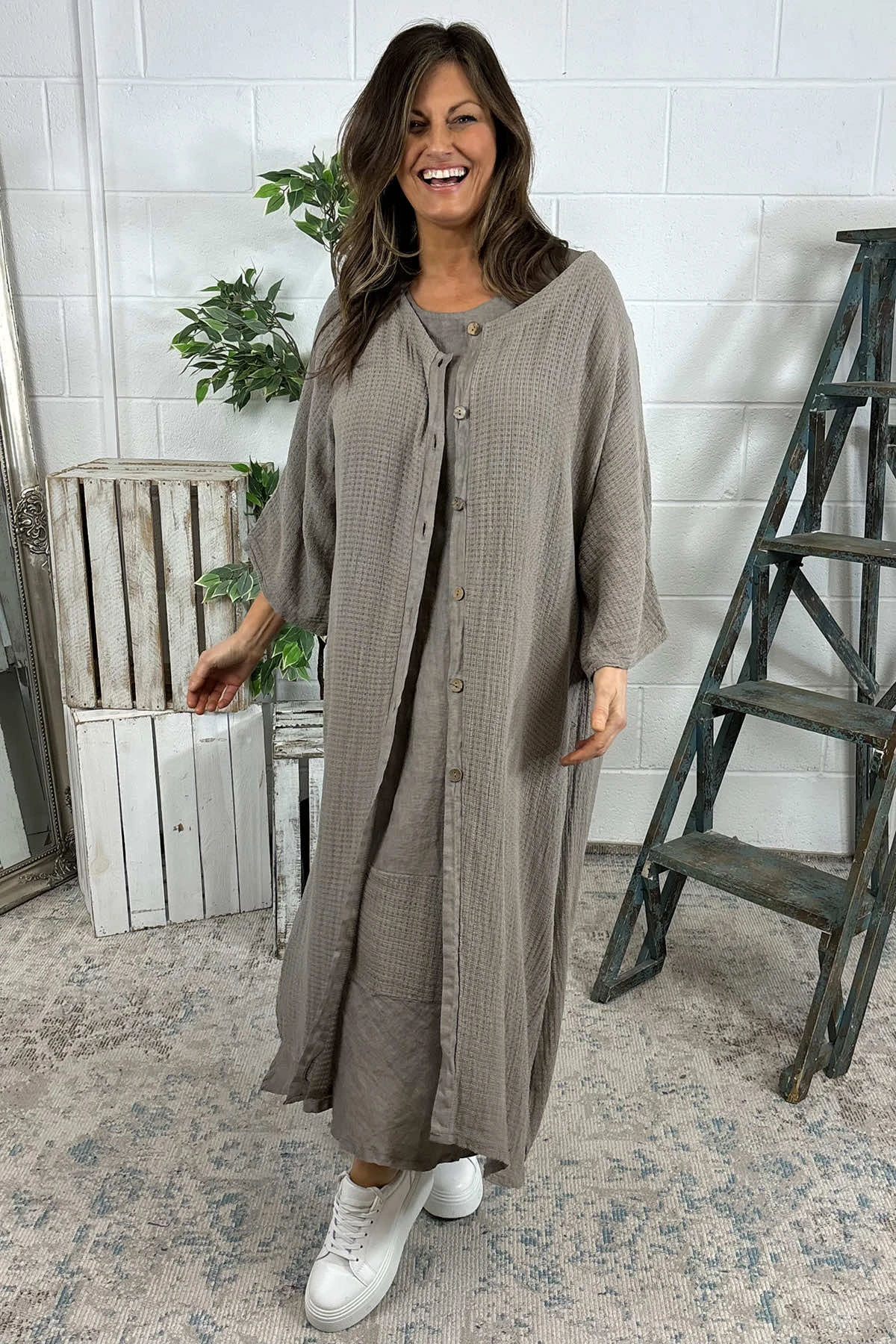 Elvira Co-ord Set Mocha 3 Elvira Co-ord Set Mocha