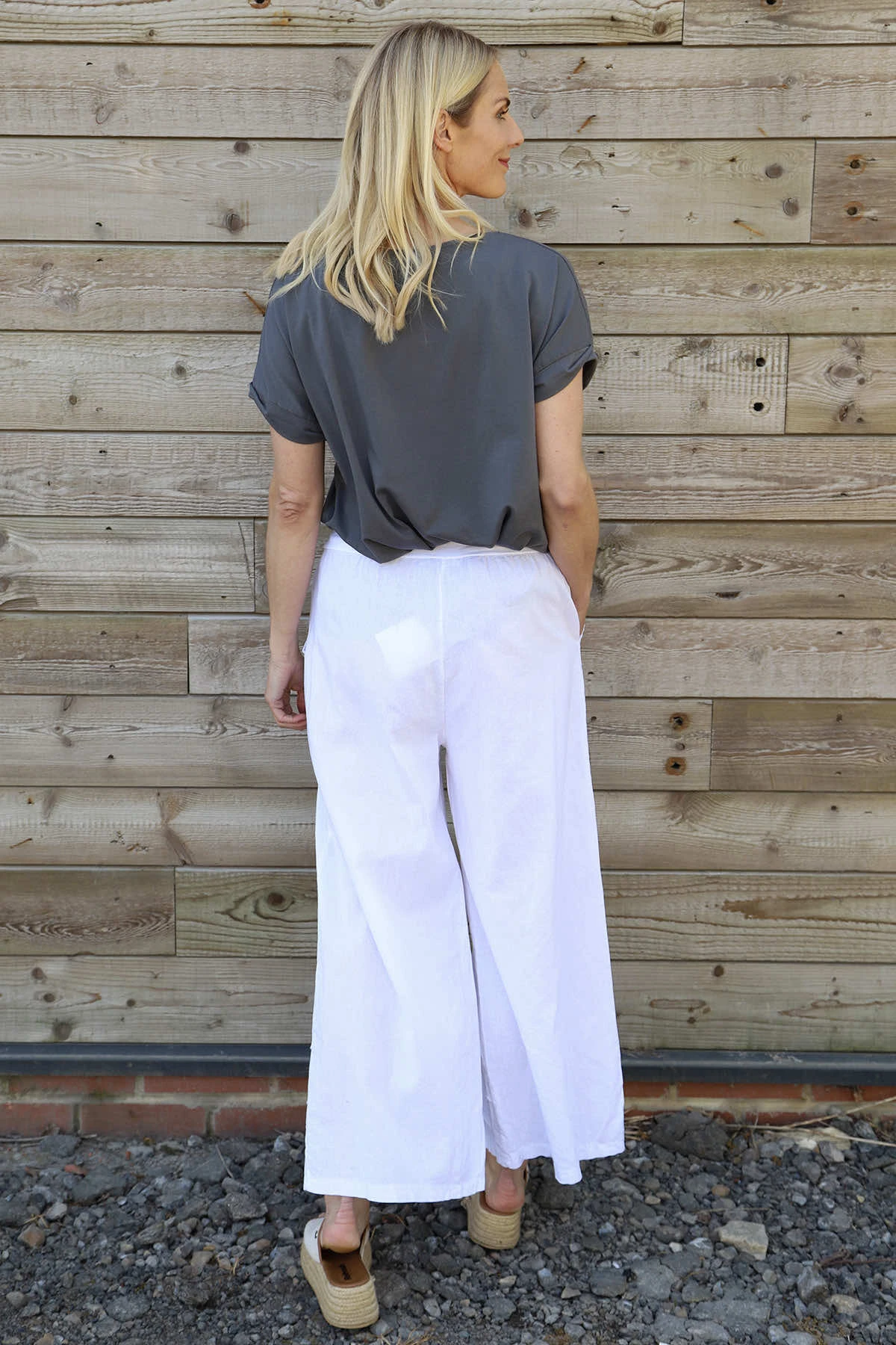 Camellia Linen Trousers White 6 Camellia Linen Trousers White - Image 4