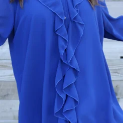 Dorota Shirt Tunic Royal Blue 8 Dorota Shirt Tunic Royal Blue -Kitandkaboodal Store IMG 7484 9d7d038b 7058 41f3 b402 c5d7a65ee7a1