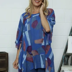 Betania Print Cotton Top Cobalt 7 Betania Print Cotton Top Cobalt -Kitandkaboodal Store IMG 7505 cf5c46cd 87ca 4055 885e 1ae05cf2f2f6