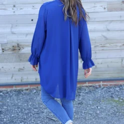 Dorota Shirt Tunic Royal Blue 9 Dorota Shirt Tunic Royal Blue -Kitandkaboodal Store IMG 7506 83de1aea 706d 4390 90a9 6779bc8575eb