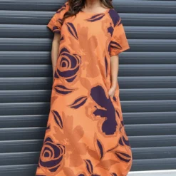 Polzeath Rose Print Linen Dress Orange 7 Polzeath Rose Print Linen Dress Orange -Kitandkaboodal Store IMG 7549 4f7cb29d c4c8 43d0 a0a4 bd0718e05eb6