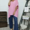 Lotus Button Top Pink -Kitandkaboodal Store IMG 7556 34068a8d 3c13 4f63 be4e cbde36130dbc
