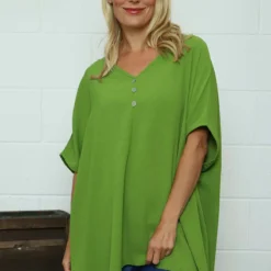 Lotus Button Top Olive -Kitandkaboodal Store IMG 7573 66172d46 46cb 4e56 8c3b 958501d68f47