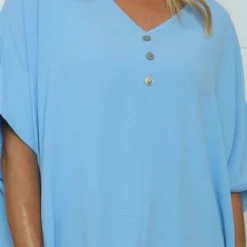 Lotus Button Top Powder Blue 8 Lotus Button Top Powder Blue -Kitandkaboodal Store IMG 7591 3ece9c6f 48a2 4a17 894c def8beee5b25