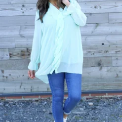 Dorota Shirt Tunic Mint