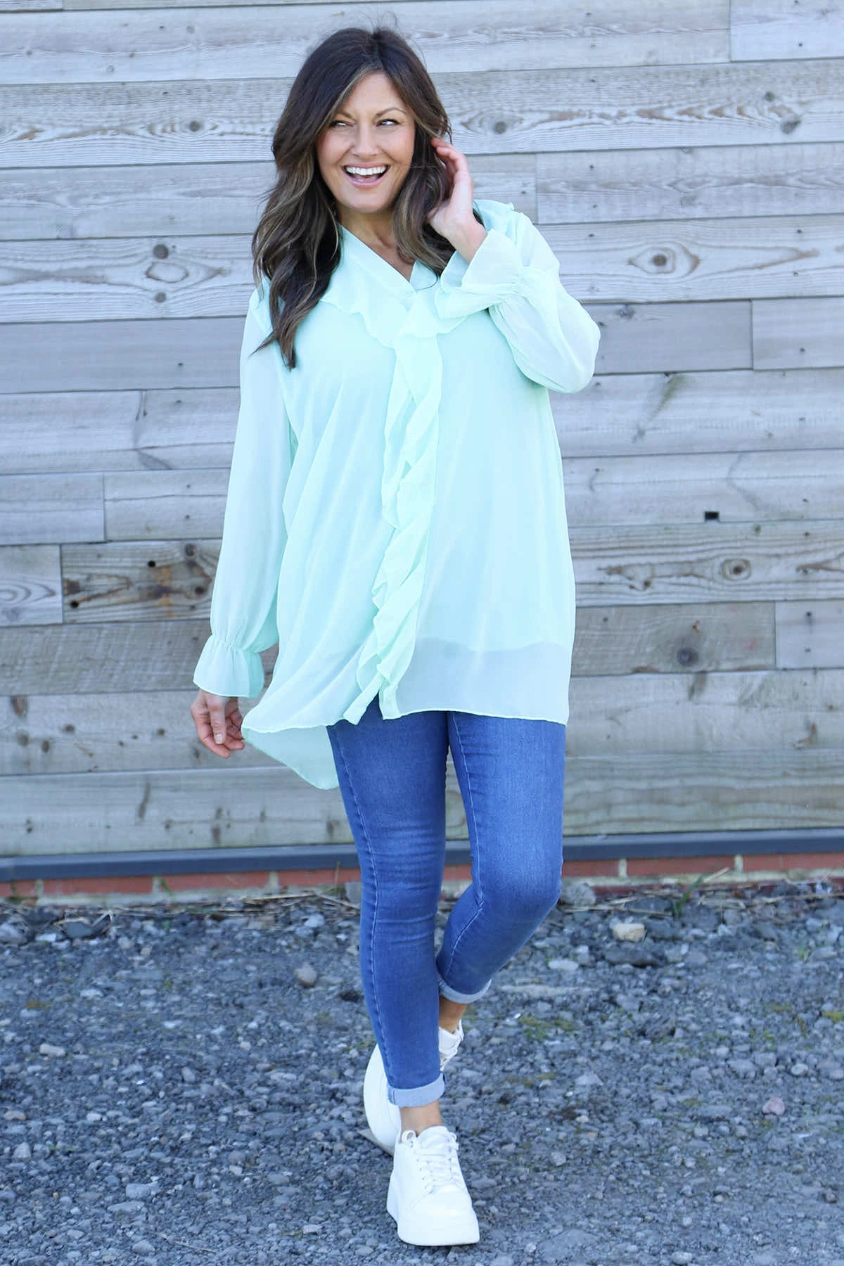 Dorota Shirt Tunic Mint 3 Dorota Shirt Tunic Mint