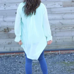 Dorota Shirt Tunic Mint 9 Dorota Shirt Tunic Mint -Kitandkaboodal Store IMG 7634 1974a5ae 3dd2 461b 8144 5529865e28bc