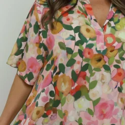 Andretta Print Dress Pink 8 Andretta Print Dress Pink -Kitandkaboodal Store IMG 7669 81678b4e 4f86 4cf5 9f87 702f66a3418b