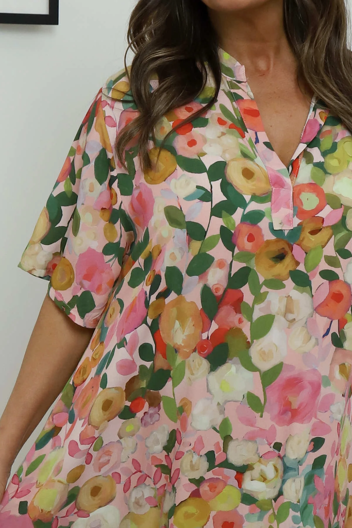 Andretta Print Dress Pink 5 Andretta Print Dress Pink - Image 3