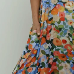 Andretta Print Dress Light Blue 8 Andretta Print Dress Light Blue -Kitandkaboodal Store IMG 7684 7732e2c4 5588 45e4 9d9a 475667b9d5f2