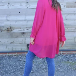 Dorota Shirt Tunic Fuchsia -Kitandkaboodal Store IMG 7708 6d5d5c4a d420 4aa3 865e 4b0fe23975f8