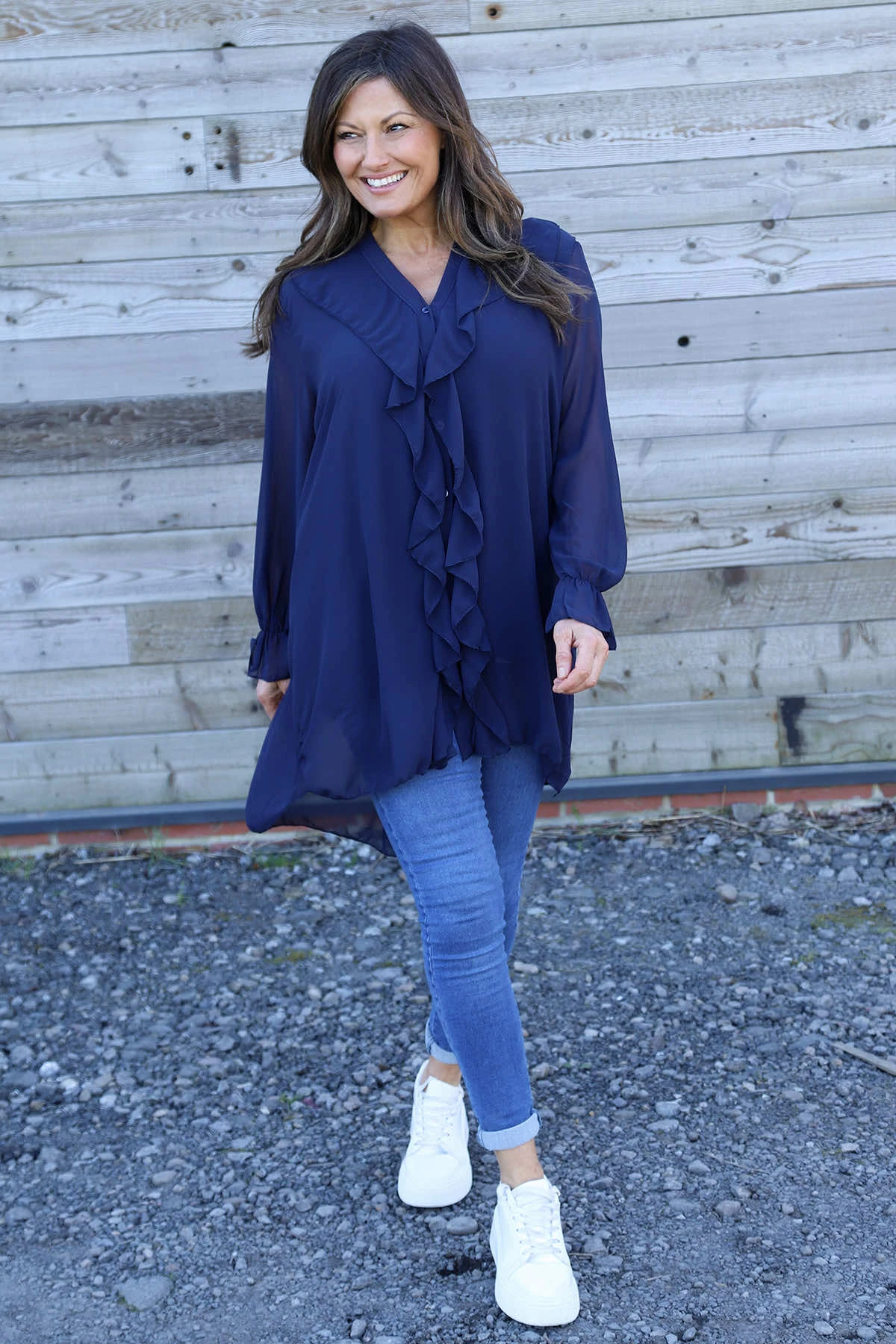 Dorota Shirt Tunic Navy 3 Dorota Shirt Tunic Navy