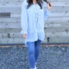 Dorota Shirt Tunic Powder Blue 2 Dorota Shirt Tunic Powder Blue -Kitandkaboodal Store IMG 7883 6acaa0be 76b1 490f a37f b3c8b01d90ea