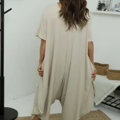 Everlee Cotton Jumpsuit Stone 9 Everlee Cotton Jumpsuit Stone -Kitandkaboodal Store IMG 7892 f5186596 6935 4c6d aad0 2b4b90803686