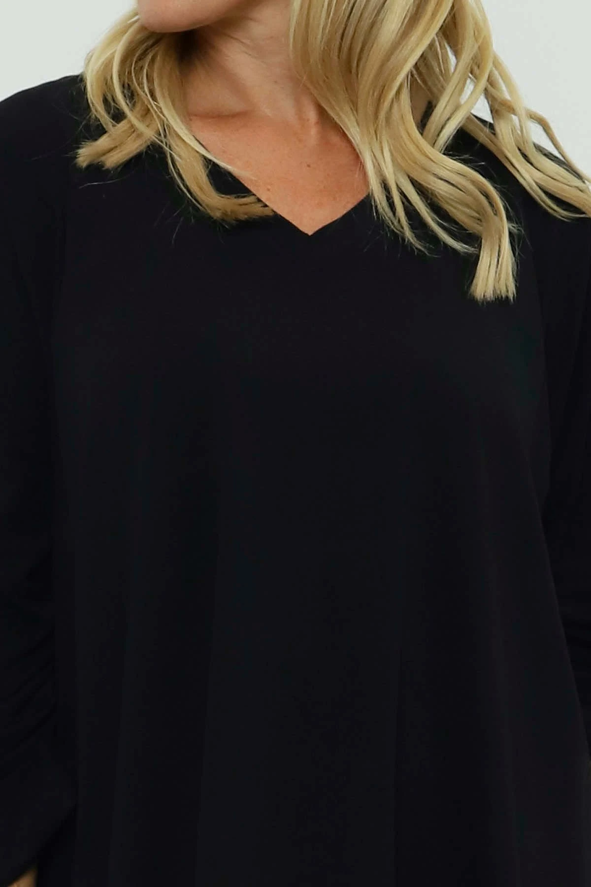 Maritza Slouch Cotton Top Black 5 Maritza Slouch Cotton Top Black - Image 3