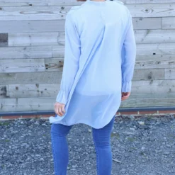 Dorota Shirt Tunic Powder Blue -Kitandkaboodal Store IMG 7939 393452ff 8a17 4573 9c86 95119a3a9c68
