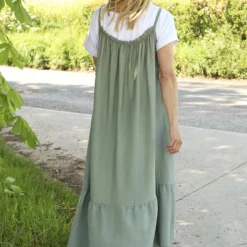 Zennor Strap Dress Khaki -Kitandkaboodal Store IMG 8013 785f8c5e 56e8 4c61 8216 047d461131c2