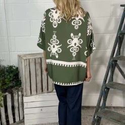 Pixie Print Top Khaki 9 Pixie Print Top Khaki -Kitandkaboodal Store IMG 8055 2be7775f bd67 46ac b4eb 9e406e24ca14