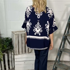 Pixie Print Top Navy 9 Pixie Print Top Navy -Kitandkaboodal Store IMG 8088 e756be2c 85c4 4ca1 bc2c a36a0cebd774