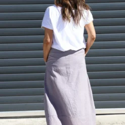 Darana Linen Skirt Mauve 9 Darana Linen Skirt Mauve -Kitandkaboodal Store IMG 8110 5e710d76 a457 446e b286 bc241e4b10bd