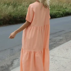 Nova Linen Dress Orange -Kitandkaboodal Store IMG 8136 25179b32 1956 4580 8beb 6a0a0217e0d0