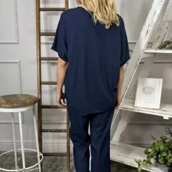 Imani Star Cotton Tee Navy -Kitandkaboodal Store IMG 8159 d9f62400 633b 48c9 8175 f79ed8154663