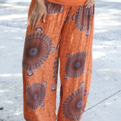 Clovia Print Harem Pants Orange 8 Clovia Print Harem Pants Orange -Kitandkaboodal Store IMG 8161 cf1443ac f33f 44a8 9e03 518da55658e3