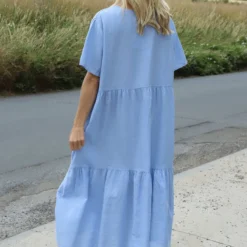 Nova Linen Dress Powder Blue 9 Nova Linen Dress Powder Blue -Kitandkaboodal Store IMG 8161 e967426c 0917 49c9 b235 4c06d38d2960