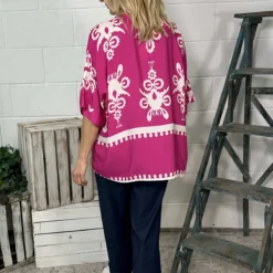 Pixie Print Top Fuchsia 9 Pixie Print Top Fuchsia -Kitandkaboodal Store IMG 8169 3b30bc56 f52b 43f6 9cb2 f870831c18d8