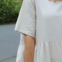 Nova Linen Dress Stone -Kitandkaboodal Store IMG 8180 626ce54f 7b4b 46a3 b491 f9e3bc42d5cf