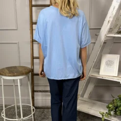 Imani Star Cotton Tee Blue 9 Imani Star Cotton Tee Blue -Kitandkaboodal Store IMG 8187 38644dae 23e4 4069 9f6b b2f042f35faa