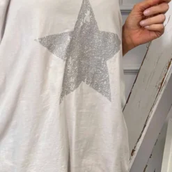 Imani Star Cotton Tee Stone 8 Imani Star Cotton Tee Stone -Kitandkaboodal Store IMG 8204 35ccf185 9d89 4a69 b10d 0cae040ce945