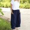 Lorna Cotton Culottes Navy 2 Lorna Cotton Culottes Navy -Kitandkaboodal Store IMG 8222 155ab7c2 c0a7 40aa aeb2 a68c753e2e7f