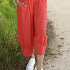 Lorna Cotton Culottes Coral 7 Lorna Cotton Culottes Coral -Kitandkaboodal Store IMG 8256 e159ff3b 7bc6 4fdd 9e34 77a41dec9e1a