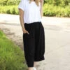Lorna Cotton Culottes Black 1 Lorna Cotton Culottes Black -Kitandkaboodal Store IMG 8264 7c0c8921 44fb 455f 8aa8 1d4a02de5ac3