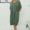 Fiamma V-Neck Linen Dress Khaki 1 Fiamma V-Neck Linen Dress Khaki -Kitandkaboodal Store IMG 8289 fd7fc8e7 d98e 46f7 a4ef cf93a9c7374c