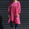 Kadenzia Cotton Tunic Pink 2 Kadenzia Cotton Tunic Pink -Kitandkaboodal Store IMG 8292 1c55c9c6 ac3b 4ff0 8f1d 70d4201b9b2e