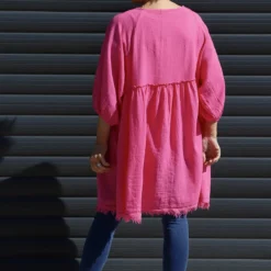 Kadenzia Cotton Tunic Pink 9 Kadenzia Cotton Tunic Pink -Kitandkaboodal Store IMG 8304 633c447e 8622 49cc 976f 6134003f6537