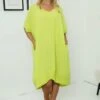 Fiamma V-Neck Linen Dress Yellow 2 Fiamma V-Neck Linen Dress Yellow -Kitandkaboodal Store IMG 8309 0b99a78e 1fc8 4b89 a67f 4b635b4cd177