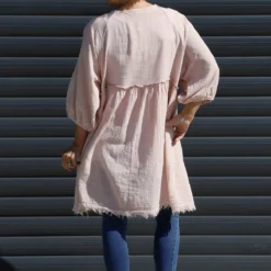 Kadenzia Cotton Tunic Light Pink -Kitandkaboodal Store IMG 8317 20a488b5 f322 4842 9238 ed49f28d212e