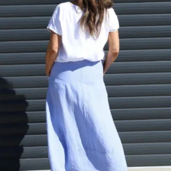 Darana Linen Skirt Powder Blue 9 Darana Linen Skirt Powder Blue -Kitandkaboodal Store IMG 8343 9180732c 07cc 4782 9d38 4d5799fdaa41