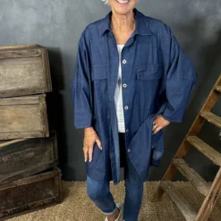 Charlotte Denim Shirt Dark Denim