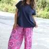 Clovia Floral Print Harem Trousers Fuchsia 1 Clovia Floral Print Harem Trousers Fuchsia -Kitandkaboodal Store IMG 8355 a2e8bb98 85a2 41a1 9325 08277e54c105