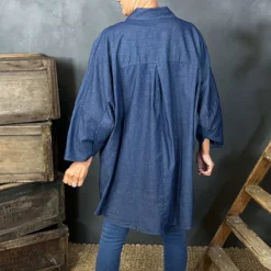 Charlotte Denim Shirt Dark Denim 9 Charlotte Denim Shirt Dark Denim -Kitandkaboodal Store IMG 8360 8e6d4912 c2f6 422f ae83 e4bbb0b931d7