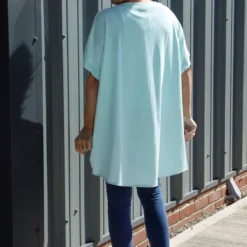 Celina Dipped Hem Washed Cotton Top Mint 9 Celina Dipped Hem Washed Cotton Top Mint -Kitandkaboodal Store IMG 8360 c4302896 0e23 44b5 b788 1d141d19e2e4