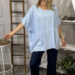 Freya Top Light Blue