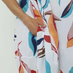 Sandgate Sleeveless Print Cotton Dress White 8 Sandgate Sleeveless Print Cotton Dress White -Kitandkaboodal Store IMG 8437 1cdbd492 c46d 4b00 957b cf2973859606