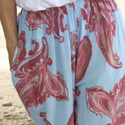 Daphne Paisley Wide Leg Trousers Powder Blue 8 Daphne Paisley Wide Leg Trousers Powder Blue -Kitandkaboodal Store IMG 8469 241da73d 2287 4b16 b8a6 9e1c5ad3a27f