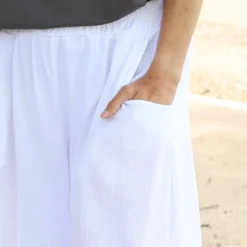 Lorna Cotton Culottes White 8 Lorna Cotton Culottes White -Kitandkaboodal Store IMG 8476 35088425 b8eb 4fc3 bb0d b81bee7ed571